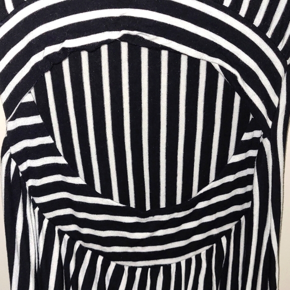 Poetry black and stripe maxi dress. - Picture 4 of 4